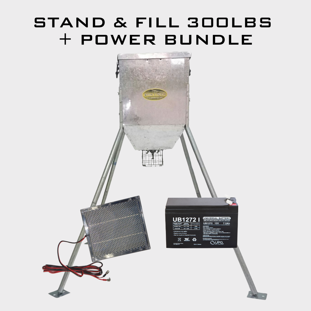 Inverted SpinTech 300LB Stand and Fill Feeder