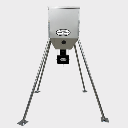 advanced pole fishing feeder Texas Hunter 175-Lb. Fish with Adjustable Legs Texas Hunter Products offers a better solution 300LB Fish Feeder | Automatic