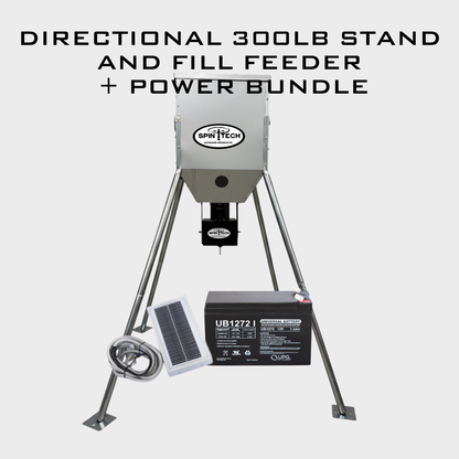 Directional Fish Stand and Fill Feeder - 300LB Capacity