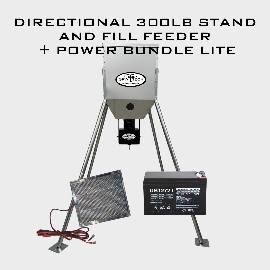 Directional Fish Stand and Fill Feeder - 300LB Capacity