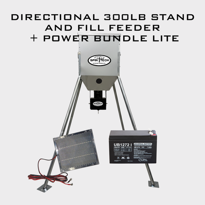 Directional Fish Stand and Fill Feeder - 300LB Capacity