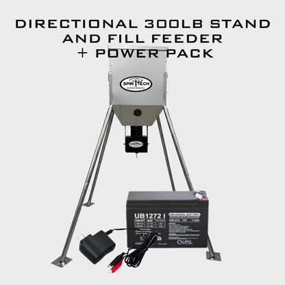 Directional Fish Stand and Fill Feeder - 300LB Capacity