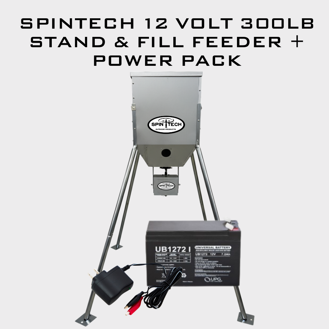 Traditional 12 Volt 300LB Stand and Fill Feeder