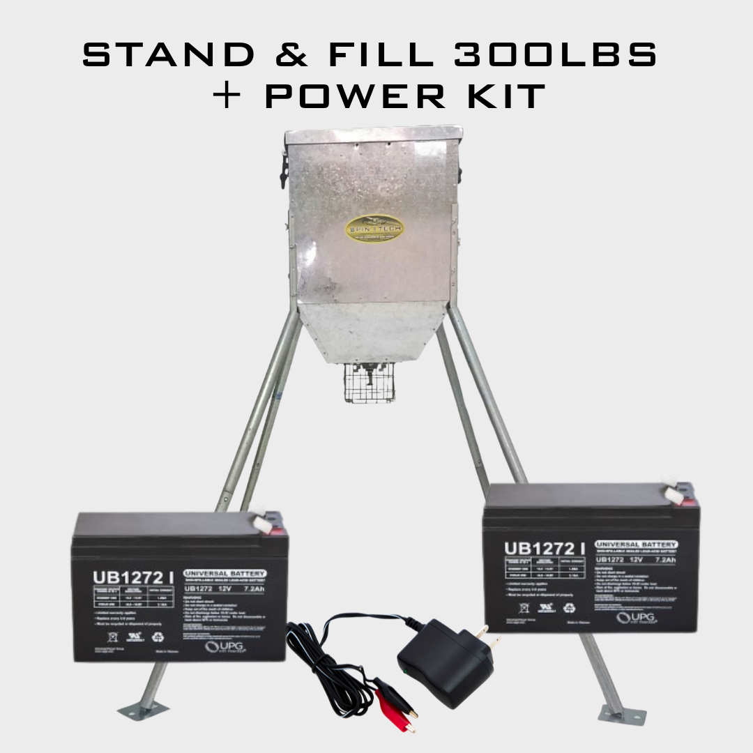 Inverted SpinTech 300LB Stand and Fill Feeder
