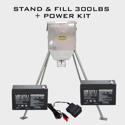 Inverted SpinTech 300LB Stand and Fill Feeder