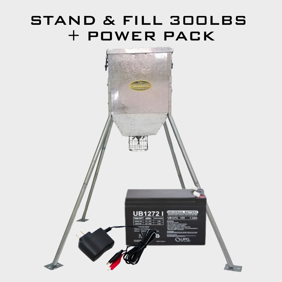Inverted SpinTech 300LB Stand and Fill Feeder