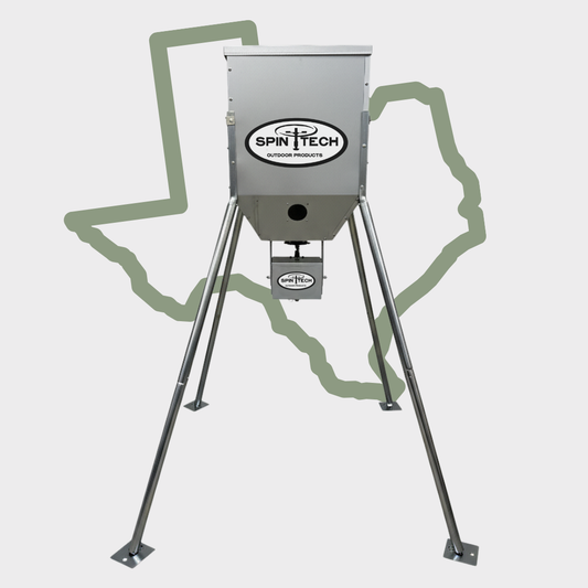 Texas Edition 12 Volt 300LB Stand and Fill Feeder